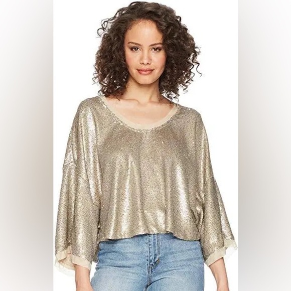 Free People Tops - Free people champagne dreams blouse